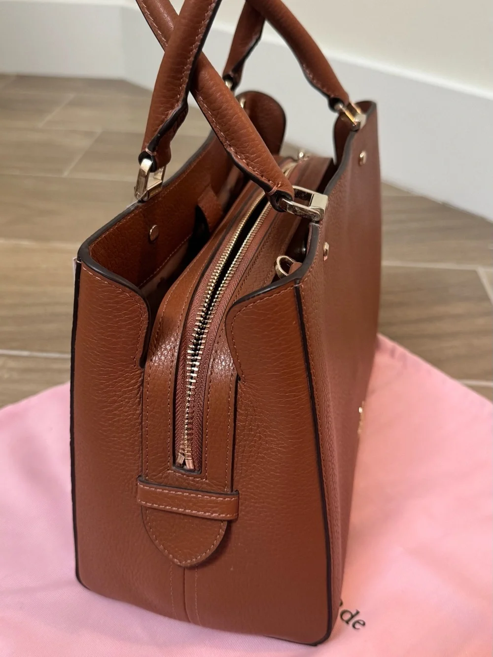 NWT Kate Spade Leila Medium Triple Compartment Satchel